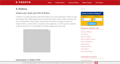 Desktop Screenshot of apadova.info